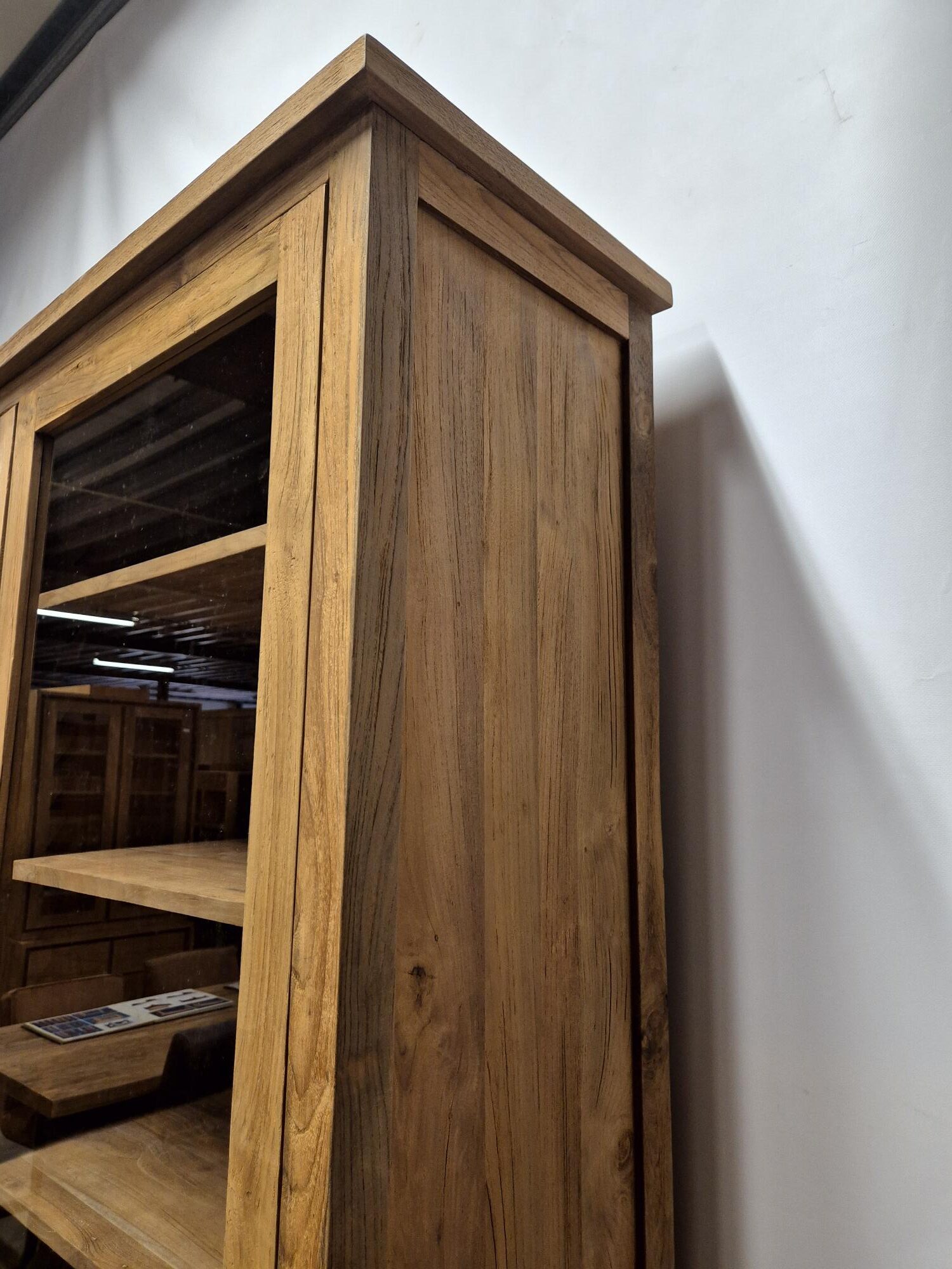 Buffetkast van oud teak 200 cm - Afbeelding 6