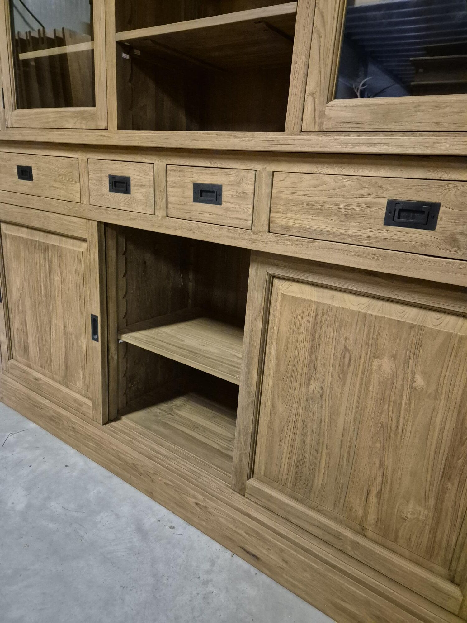 Teak buffetkast 180cm - Afbeelding 6