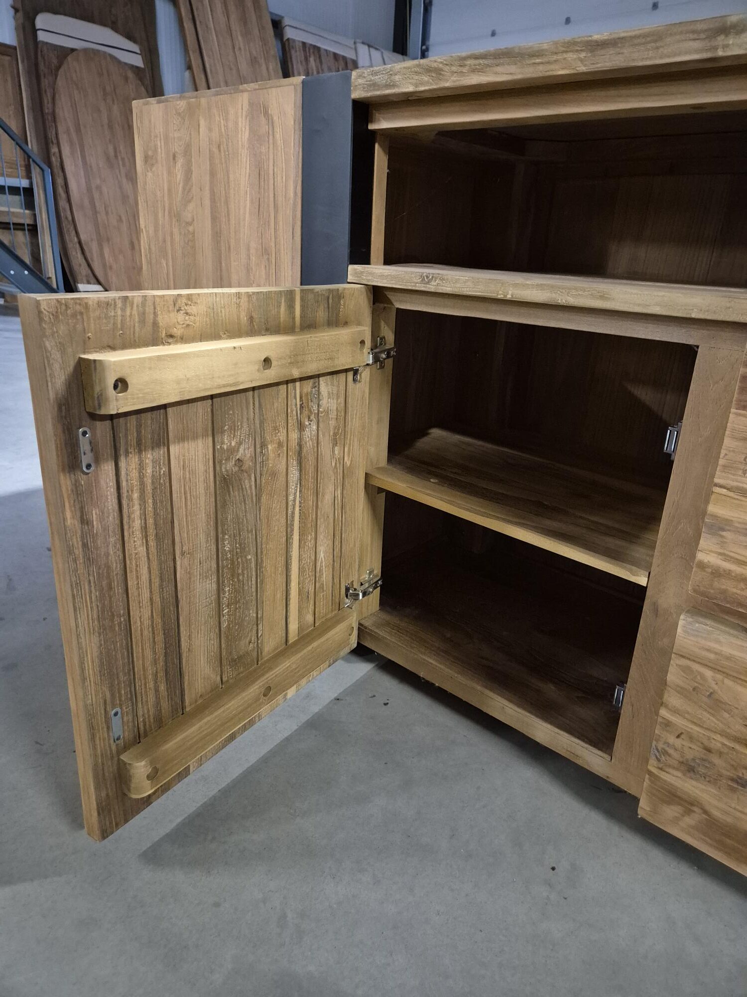 Robuust dressoir met laden en deuren (250 cm) - Afbeelding 3