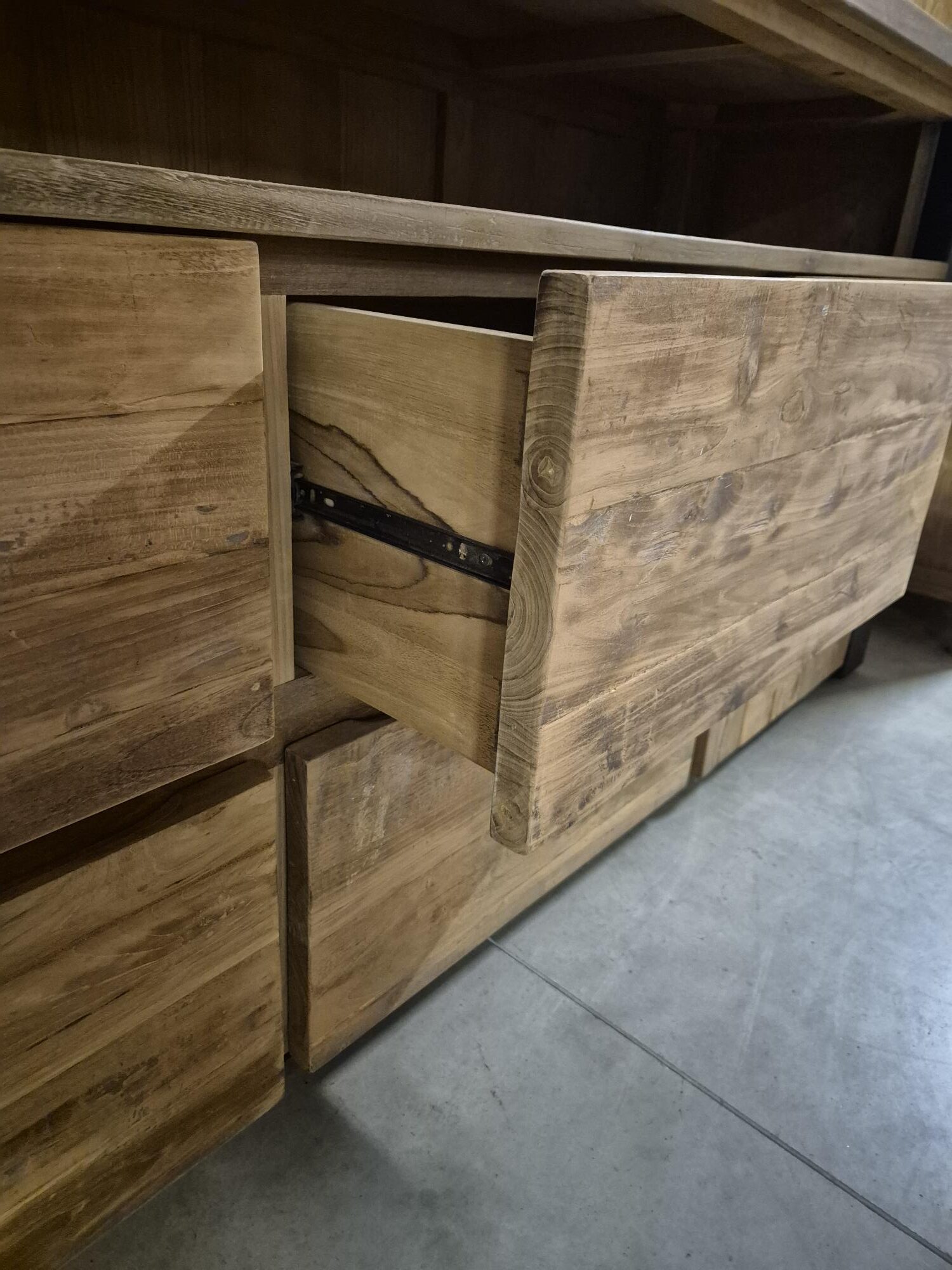 Robuust dressoir met laden en deuren (250 cm) - Afbeelding 4