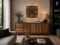 Teakhouten dressoir 220 cm