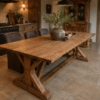 teakhouten kloostertafel 225 cm