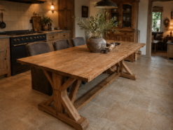 teakhouten kloostertafel 225 cm