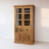 Teak vitrinekast 100 cm