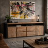 Robuust Teakhouten Dressoir 250 cm