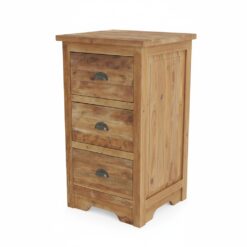 Robuuste ladekast van massief hout