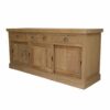 Rustiek dressoir met schuifdeuren en laden
