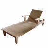 Teak lounge chair